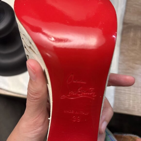 Christian Louboutin Platform Sandals Size 39 - Picture 4 of 4